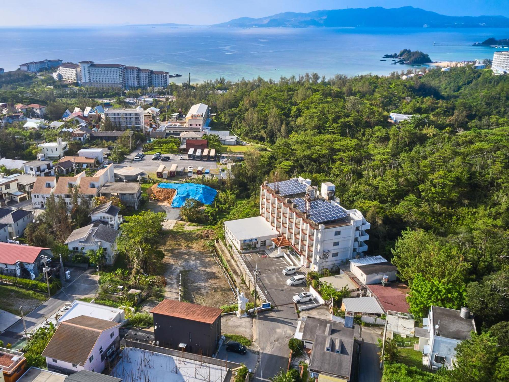 Hotel Ocean View In Kibogaoka Onna Esterno foto